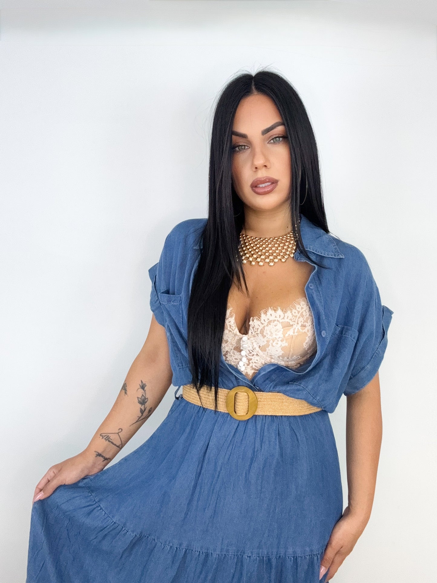 MAXI ABITO DENIM