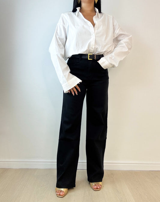 JEANS PALAZZO BLACK