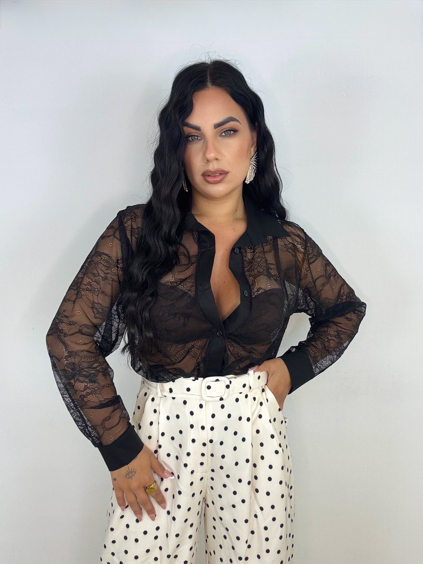 CAMICIA PIZZO