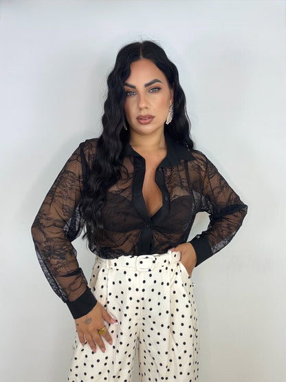 CAMICIA PIZZO