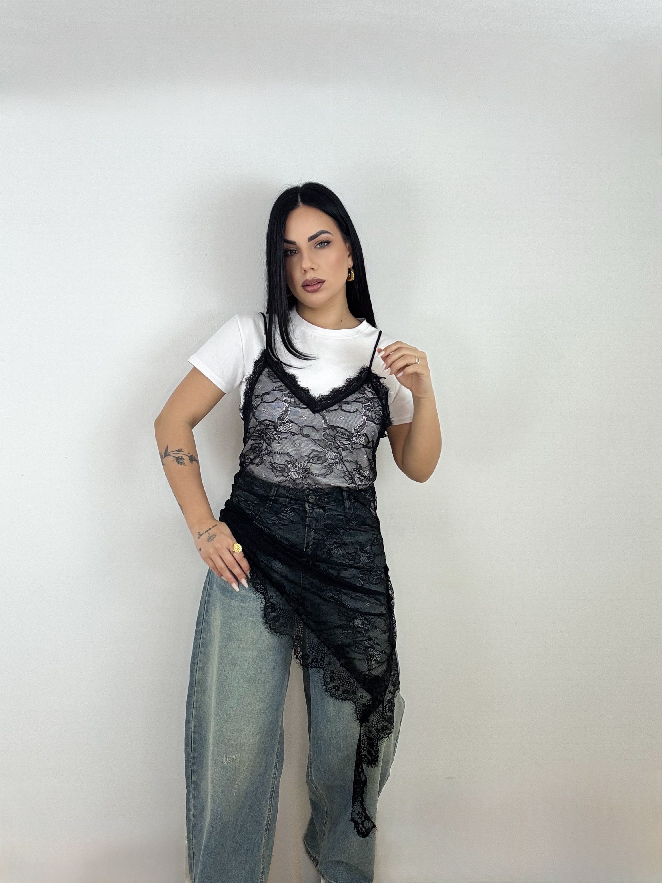 CANOTTA IN PIZZO MOD ZARA