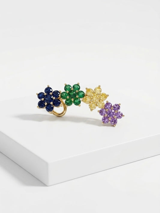 EAR CUFF BIG FLOWER
