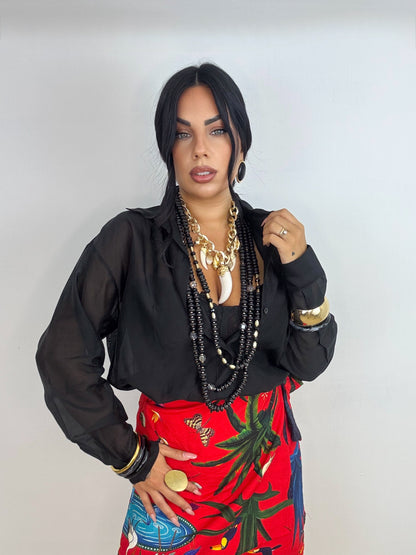 CAMICIA VELATA