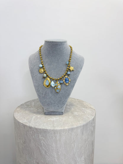 COLLANA SONAGLI BLU MARINE