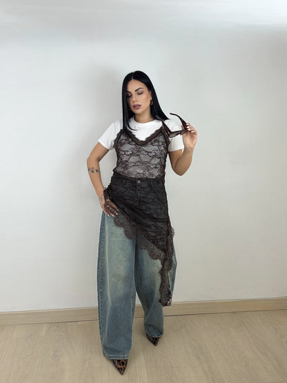 CANOTTA IN PIZZO MOD ZARA