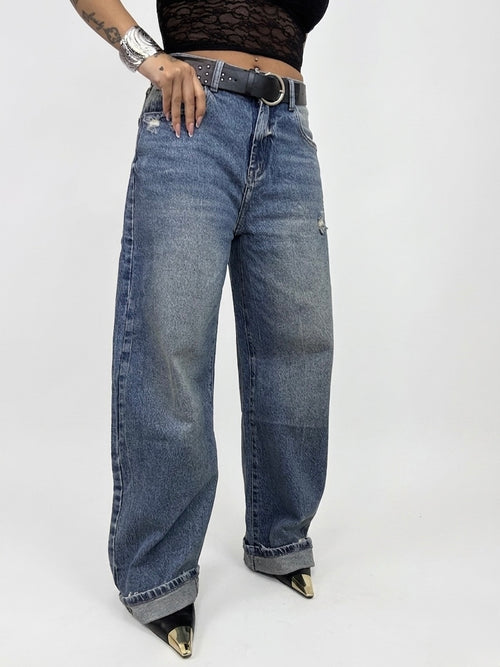 JEANS BAGGY +CINTURA