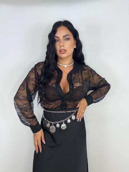 CAMICIA PIZZO